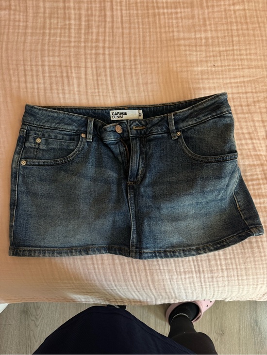 Garage Dresses & Skirts - Garage Blue Denim Mini Skort